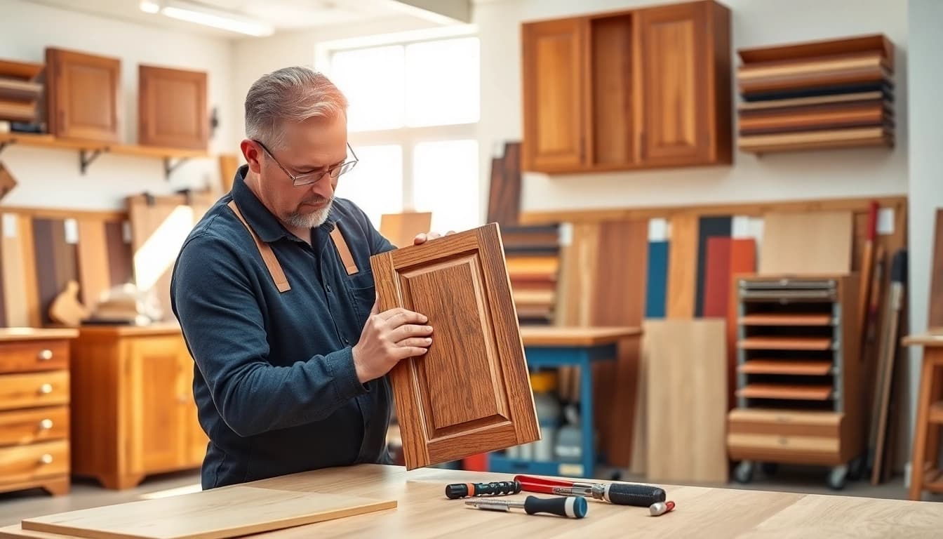 Transforming cabinets through expert cabinet refacing in Saint Petersburg FL with skilled craftsmanship.