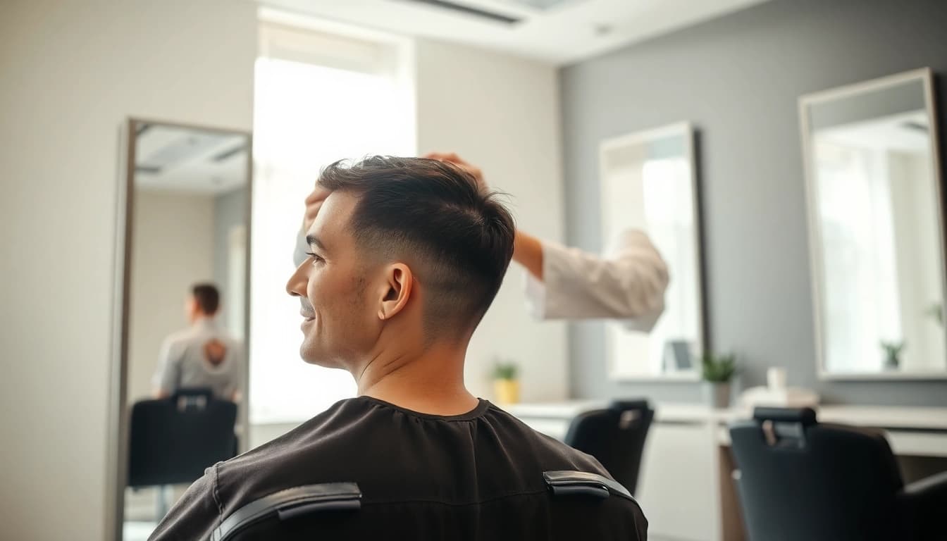 Ace of Fades 212 provides expert consultations for non-surgical hair replacements in a modern setting.