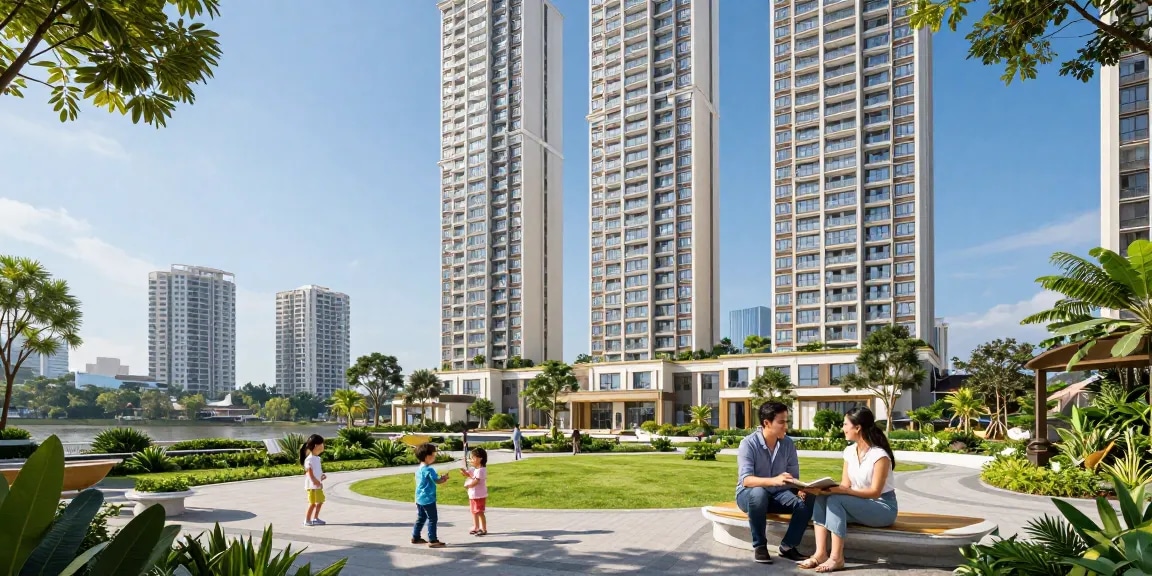 Tanjong Rhu Residences Price showcased with skyline views and families enjoying amenities, vibrant modern urban setting.