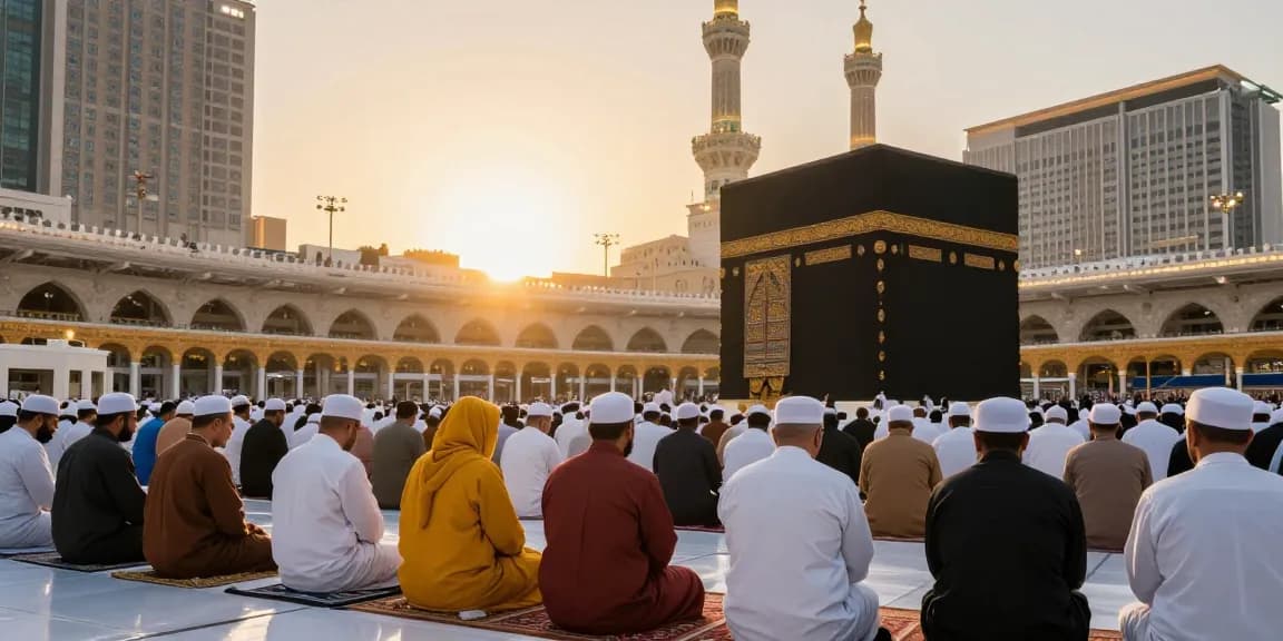 Experience the spiritual beauty of umroh full ramadhan in Makkah during a serene pilgrimage.