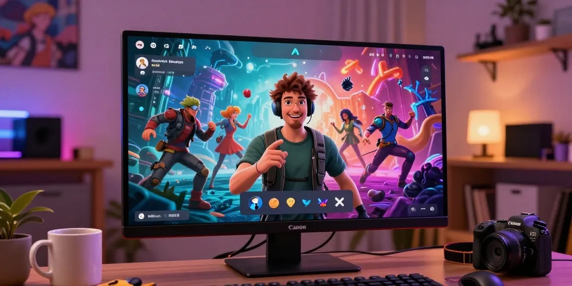 Status AI virtual adventure scene with personalized avatars and interactive characters.