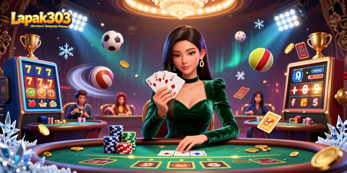 Play Lapak303 Slot Gacor Gampang Menang and win with strategic poker skills and slot excitement!