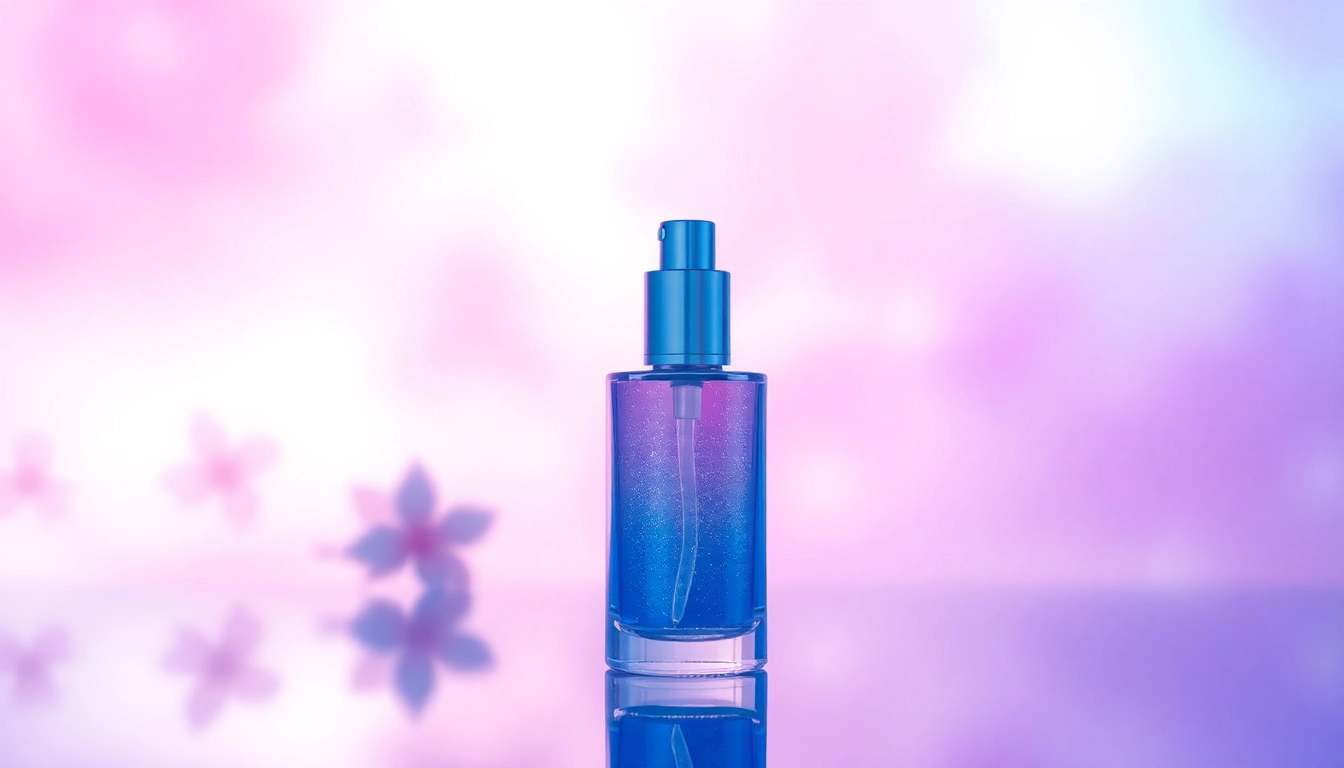 Enhance your beauty routine with a luminous Glow Blend serum, showcasing a vibrant pattern and smooth finish.