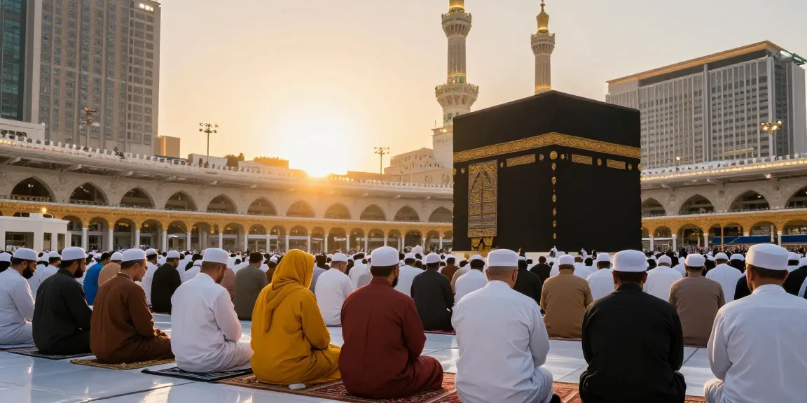 Experience the spiritual beauty of umroh full ramadhan in Makkah during a serene pilgrimage.