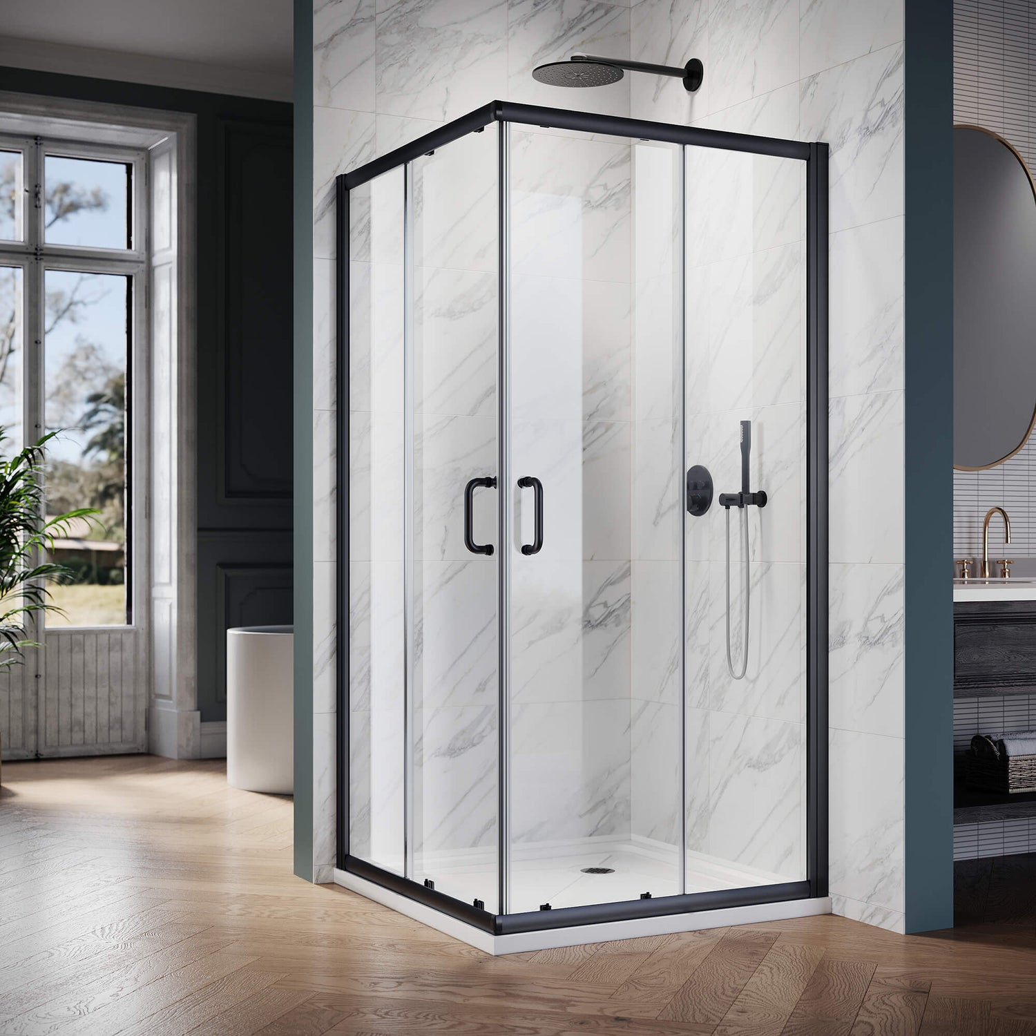 The Ultimate Guide to Black Shower Door Styles