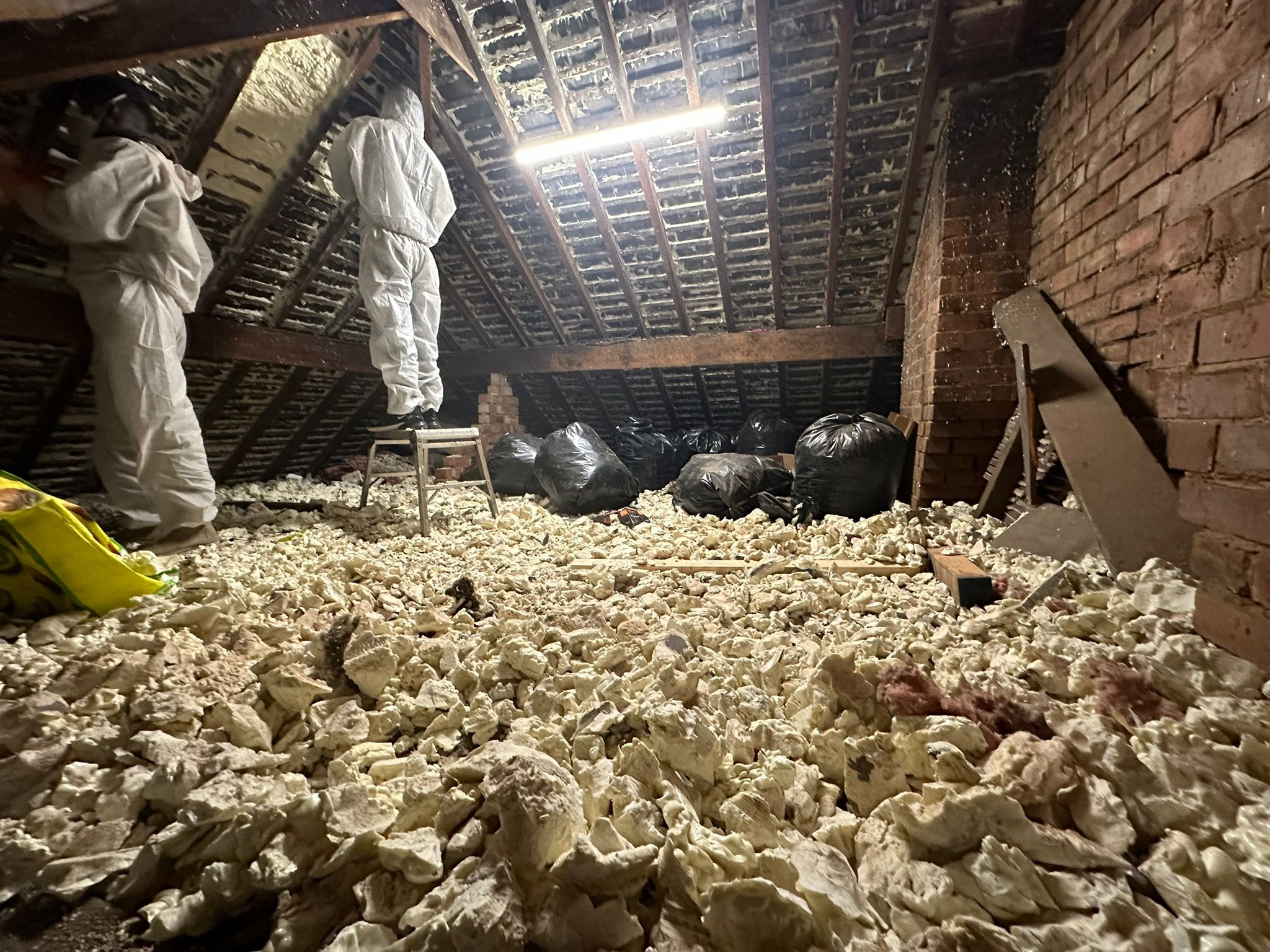 Roof Insulation Removal Company for Safe Foam Extraction