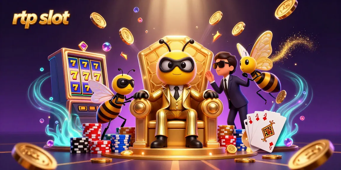 Engage with rtp slot action featuring a bumblebee mob boss in a vibrant casino scene.
