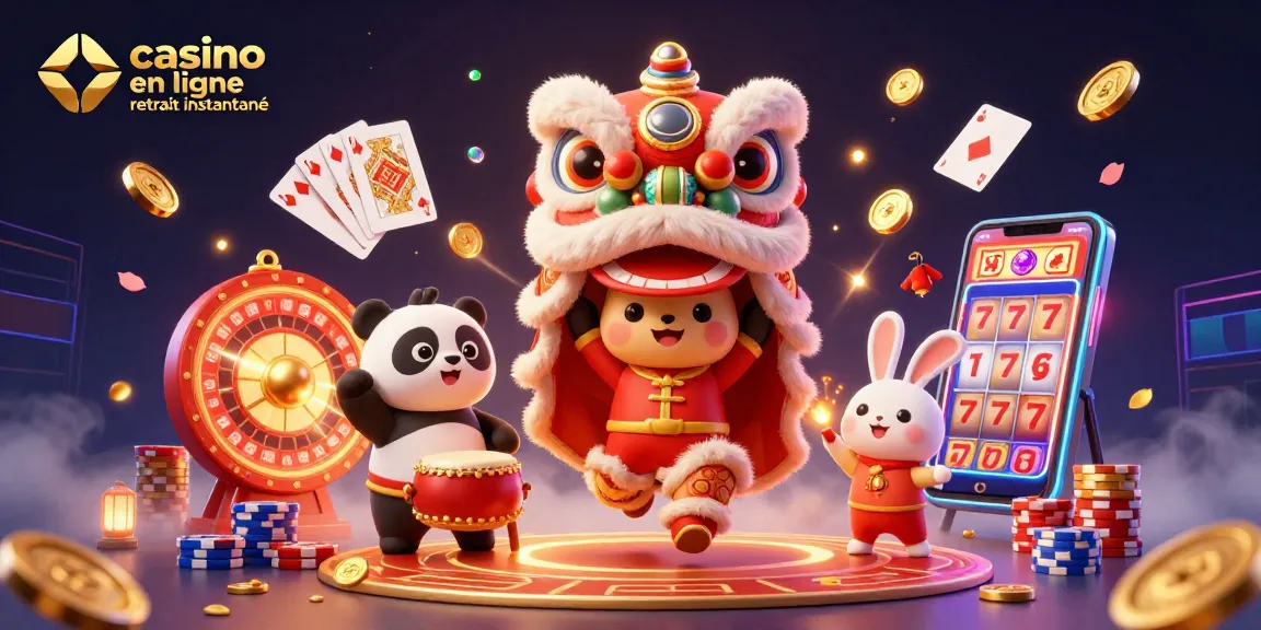 Le jeu au casino en ligne à retrait instantané avec des personnages animés et des éléments de jeu dynamique.