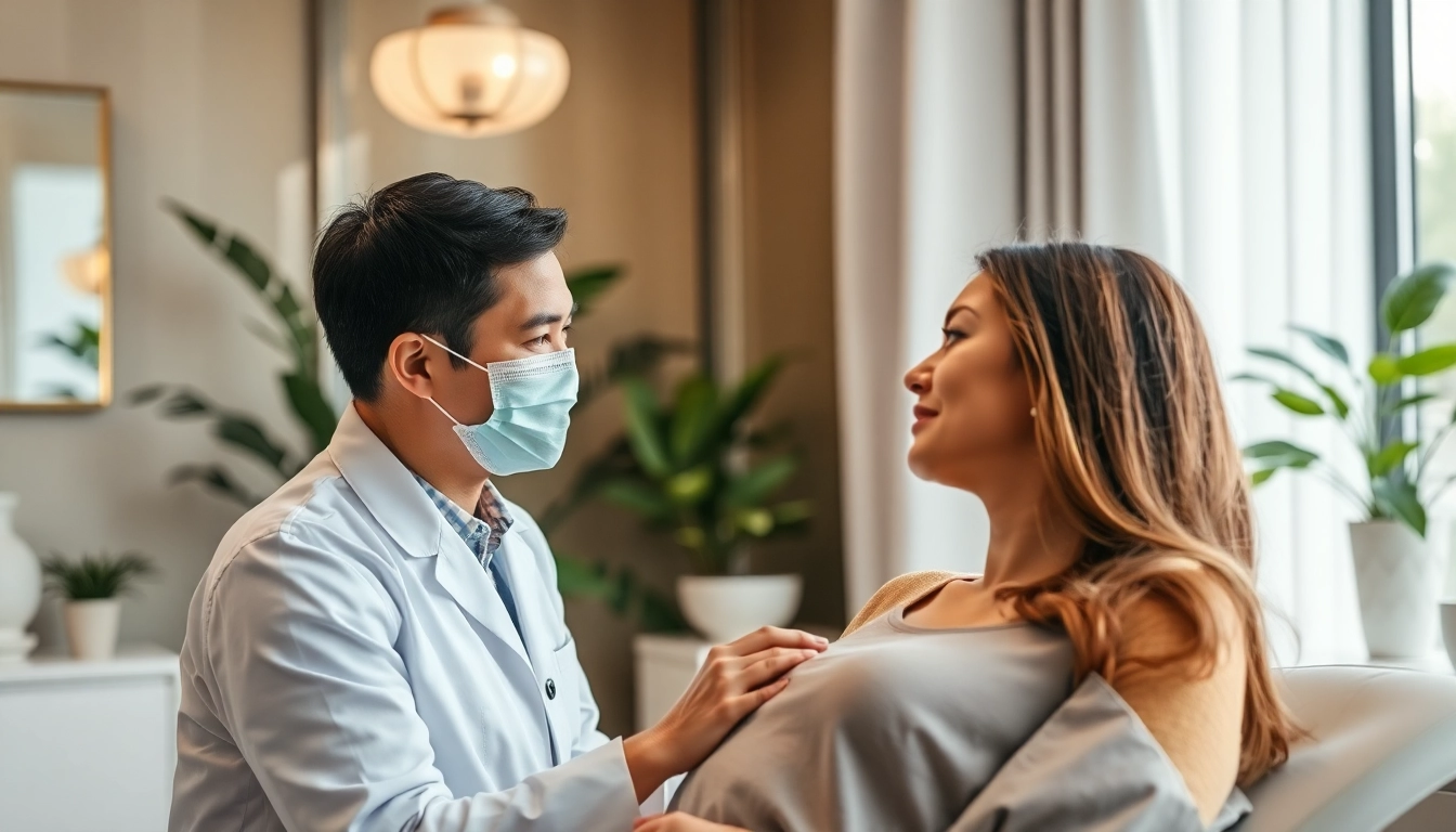 Kirkegaard Aesthetics zeigt eine professionelle Beratung zur ästhetischen Behandlung in einem modernen Klinikumfeld.