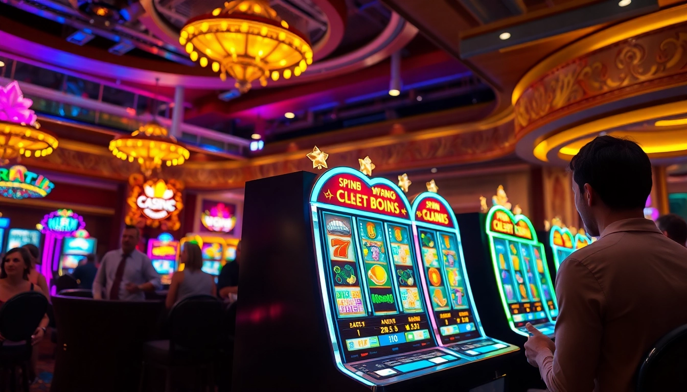 Rasakan keseruan situs slot dengan mesin slot yang berputar dan lampu berwarna-warni