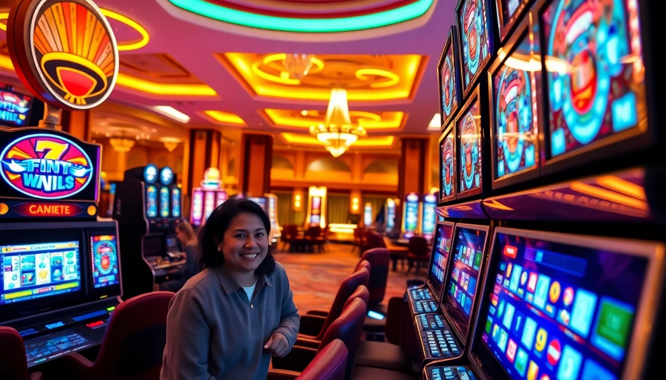 Menangkan permainan slot88 dengan mesin slot mengkilap di kasino mewah.