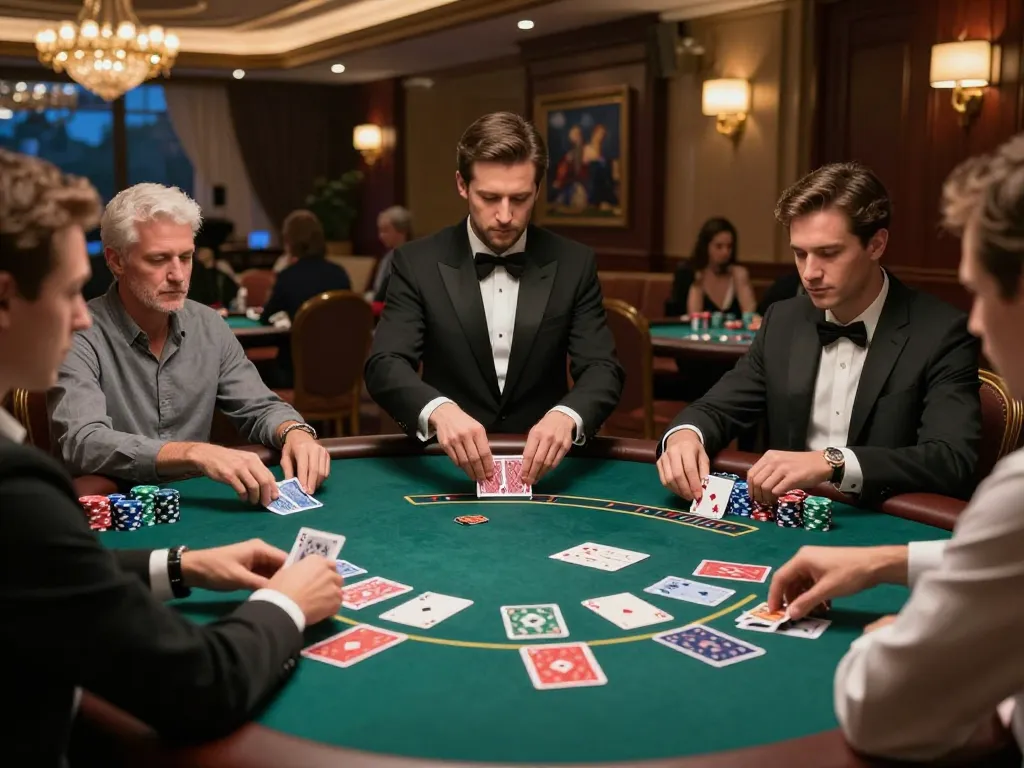 Players strategizing in a live blackjack game at cm88-t1 casino with engaging atmosphere.