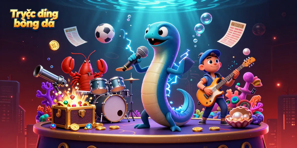 Experience Trực tiếp bóng đá in a vibrant underwater casino scene with dynamic gaming elements.