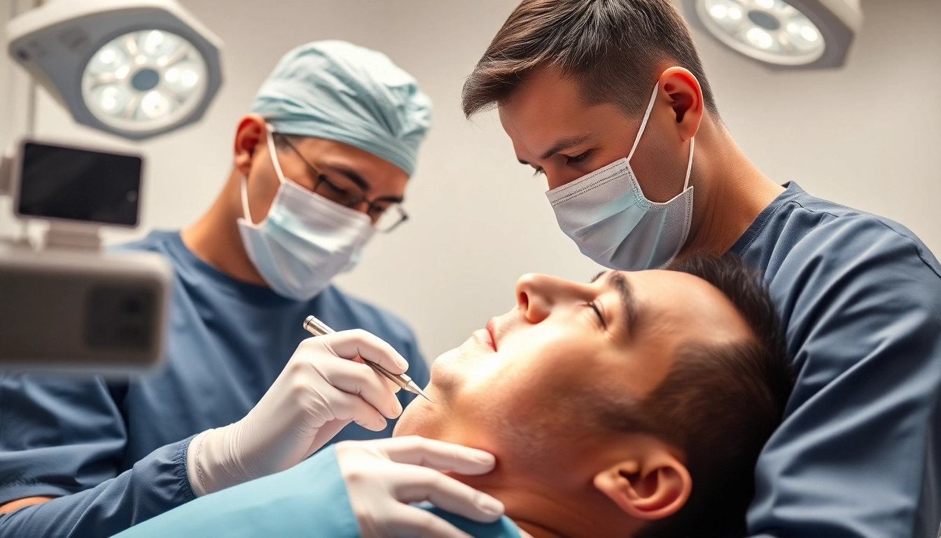 Professional hair transplant istanbul procedure demonstrating advanced surgical care and technology.
