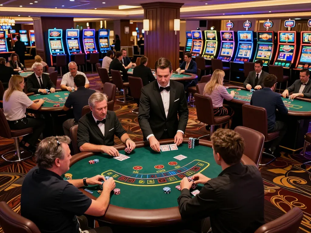 Engaging gameplay at a blackjack table highlighting top quality widgets for optimal play strategies