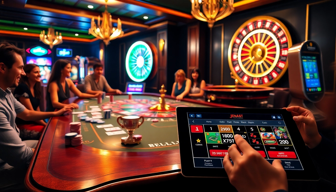 Vivez des sensations fortes au meilleur casino en ligne avec une table de poker vibrante et de la roulette.