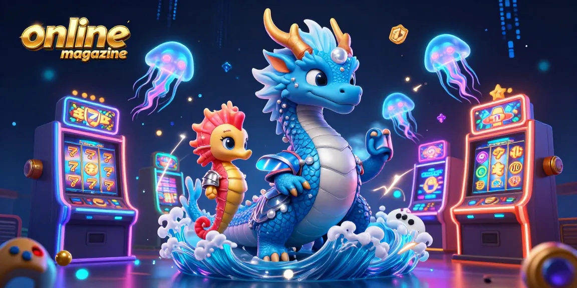 Experience thrilling gameplay in this online magazine with vibrant casino visuals.