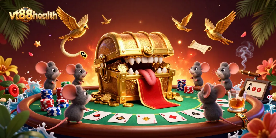 Engage with vt88health's vibrant casino scene featuring thrilling poker action and colorful game elements.