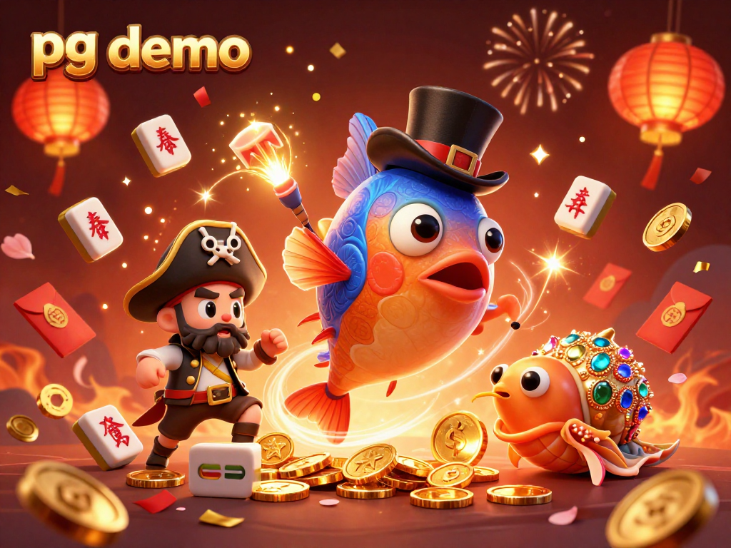 Experience exciting gameplay with pg demo illustrated in a vibrant casino adventure scene.
