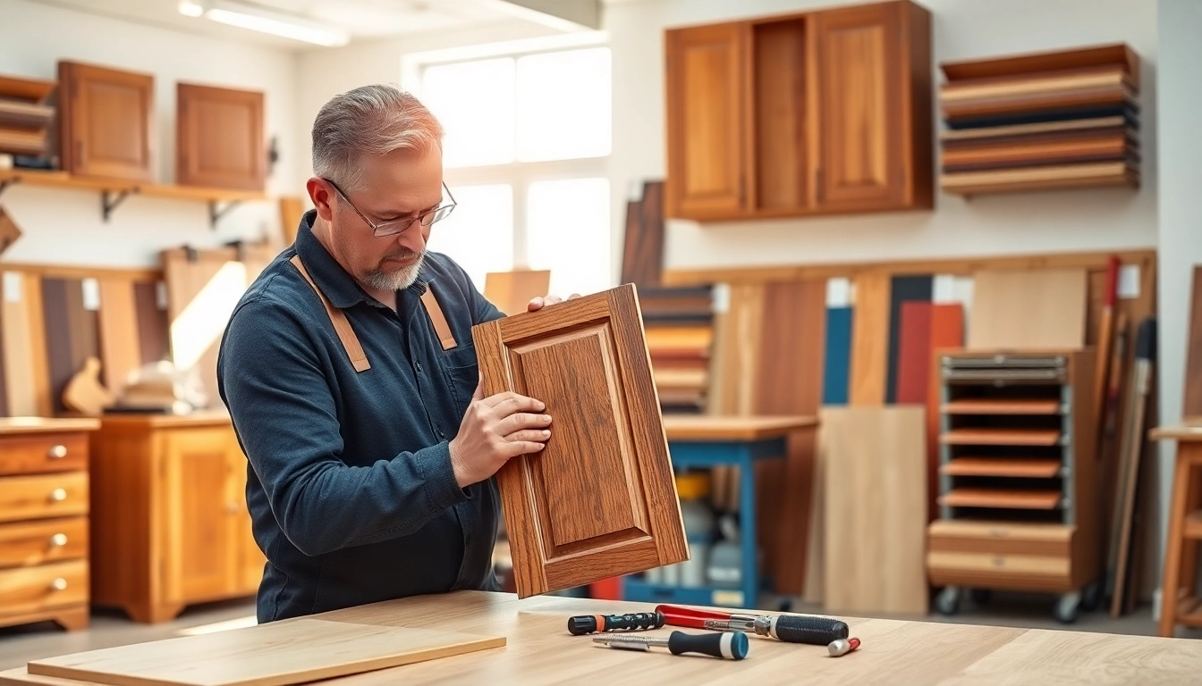 Transforming cabinets through expert cabinet refacing in Saint Petersburg FL with skilled craftsmanship.