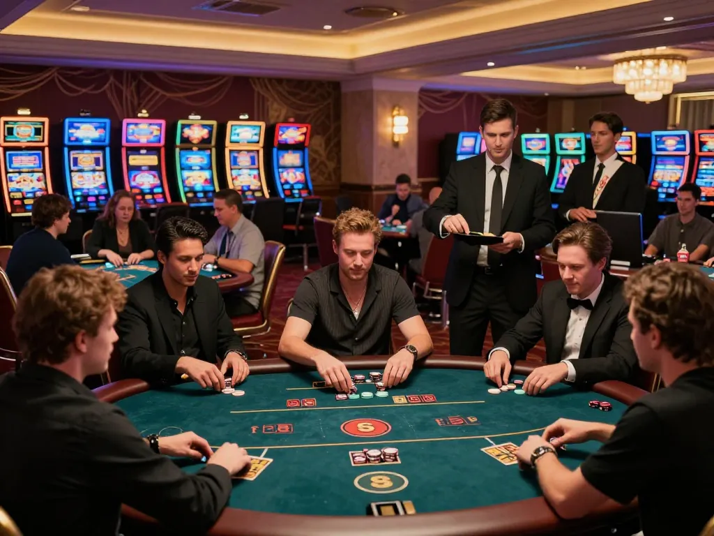 CàkhịaTV showcases thrilling casino gameplay with vibrant atmosphere and engaged players.