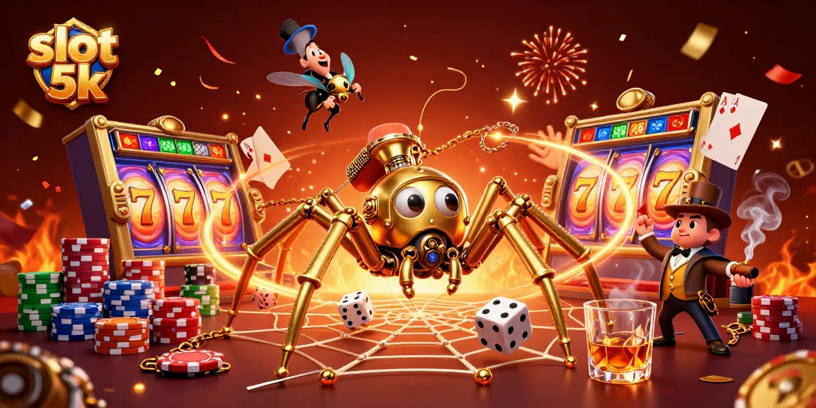Experience the thrill with slot 5k as the golden spider spins its web of jackpots!