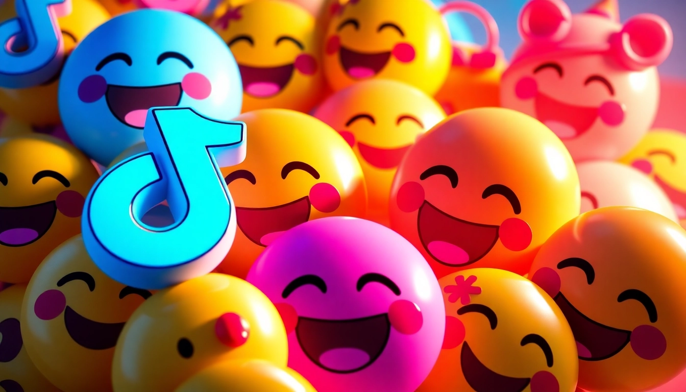 Engaging display of tiktok emojis illustrating their vibrant and expressive nature.