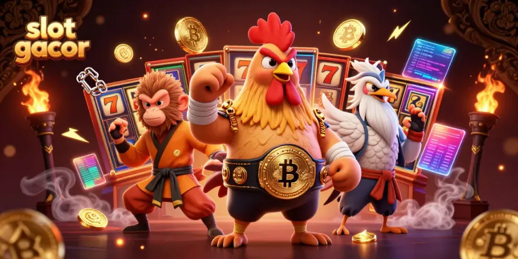Engage with thrilling slot gacor action featuring unique martial arts characters!