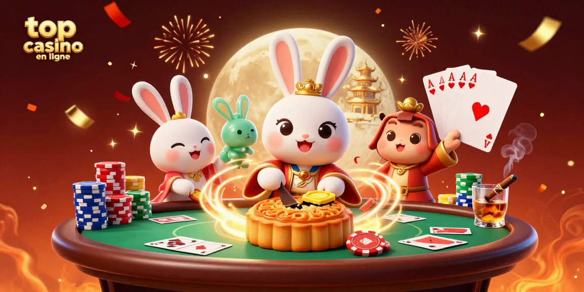 Jouez au meilleur casino en ligne avec des éléments de jeu captivants et des détails festifs.