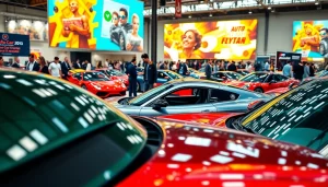 Experience the excitement of the Auto Cars Show with sleek vehicles and vibrant engagement.