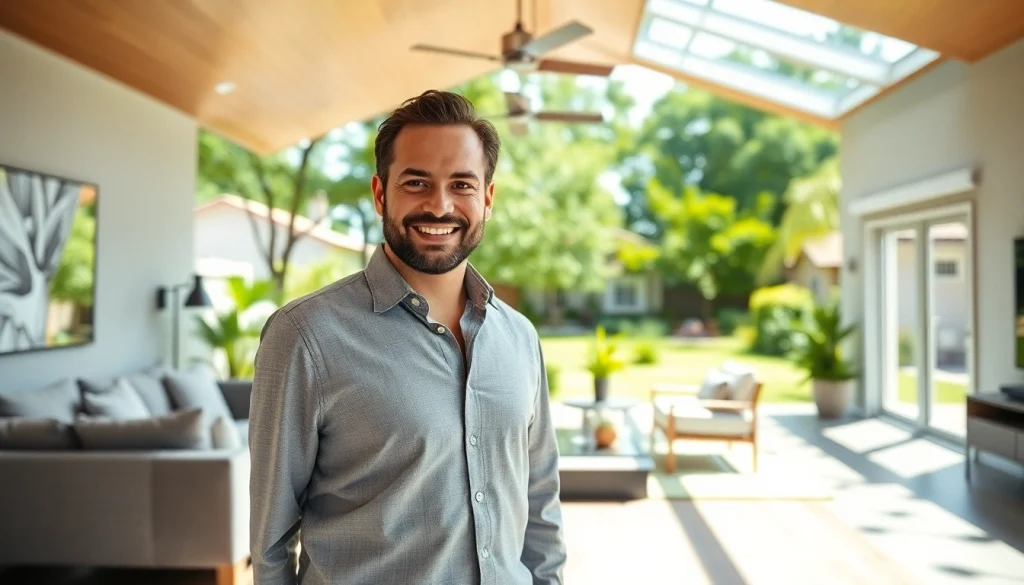 Capture a vibrant real estate scene showcasing a beautiful home and welcoming neighborhood.