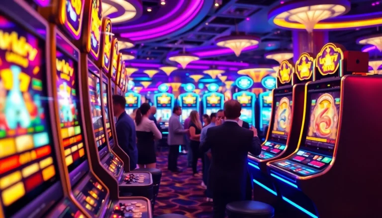 Menang pada permainan luxury777 slot yang memukau dengan mesin slot berwarna cerah.