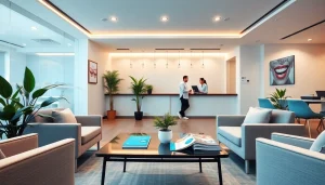 Welcoming dental clinic showcasing affordable invisalign treatment in damansara with friendly staff and a comfortable waiting area.