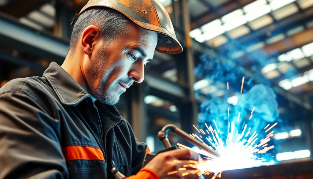 Crafting structural steel welding with precision in a dynamic industrial environment.