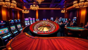 Experience luxury gaming at https://thabet.vegas/ with vibrant slot machines and elegant poker tables.