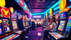 Kode4d online gaming platform with vibrant slot machines and secure user experience