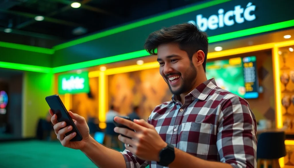 Apostando na casa de apostas bet da sorte com emoção e segurança na palma da mão.