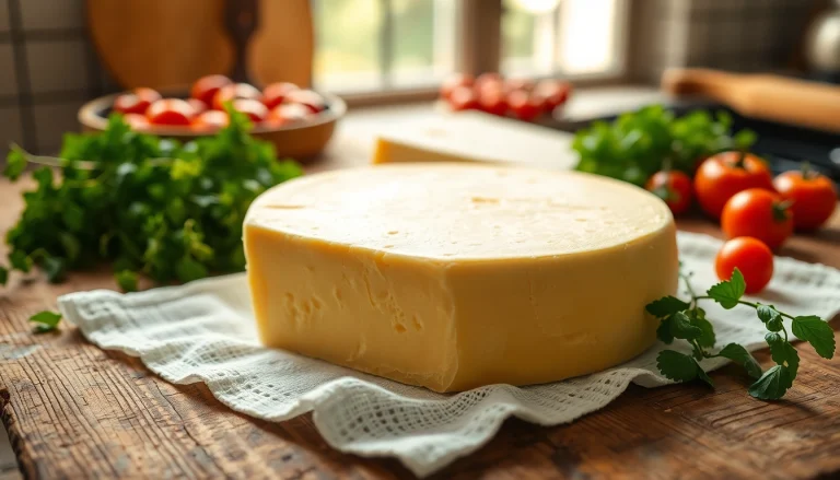 Kaasdoek op tafel met verse ingrediënten, ideaal voor koken en bereiden.