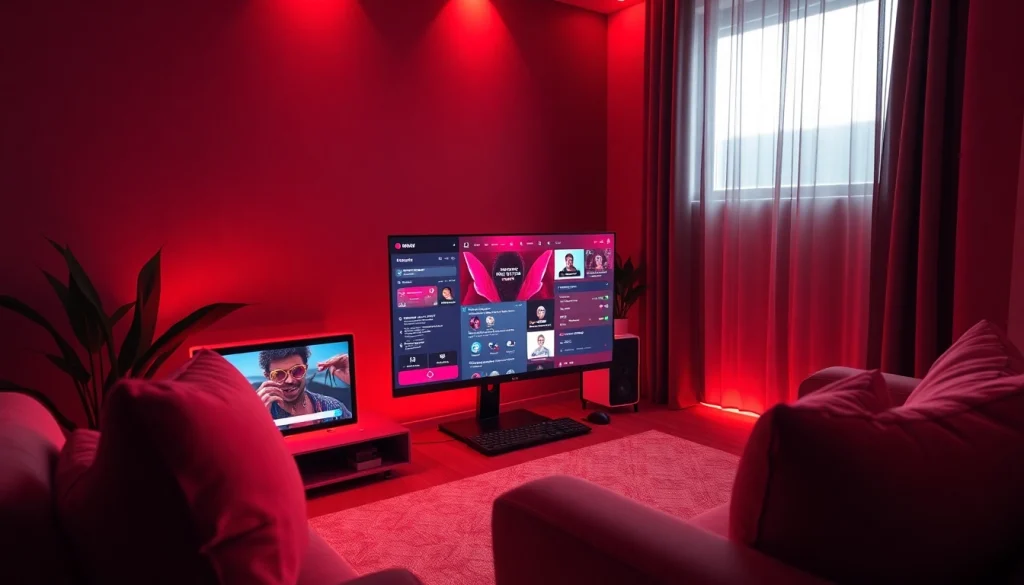 Discover an immersive NSFW AI chat experience in a cozy, modern setting.