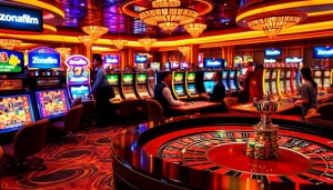 Experience excitement at the Casino as players engage in games and discover zonafilm highlights.