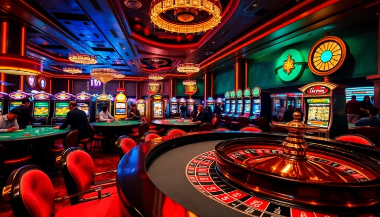 Players strategizing in Game Haywin, immersed in a colorful casino gaming experience.