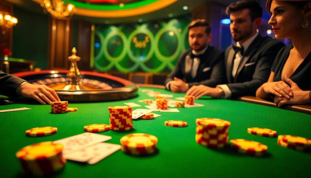 Experience the thrill of Gk88 gaming at a luxurious casino table filled with excitement.