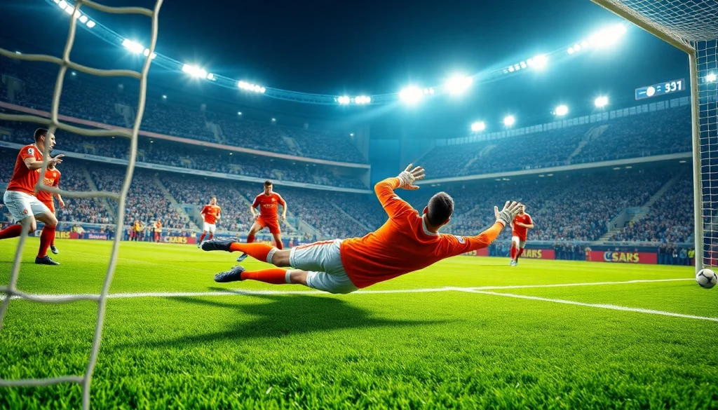 Experience the thrill of live soccer action with ผลบอลสดgoal featuring dynamic player movements.