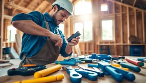 Electrician apprenticeship hawaii featuring a professional at work on home wiring.