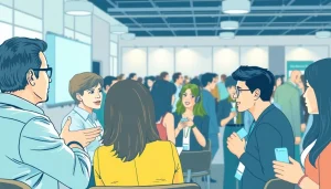 Engaging panel discussion on business growth insights at a professional conference.