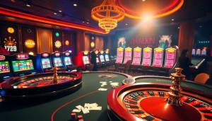 Experience online gaming excitement at hay.win with vibrant casino tables and slots.