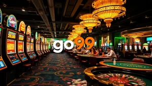 Experience the thrill of gambling at go99 with vibrant slot machines and exciting poker tables.