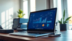 zirvegrupbilgisayar ile modern teknoloji çalışma alanı ve bilgisayar kurulumu.