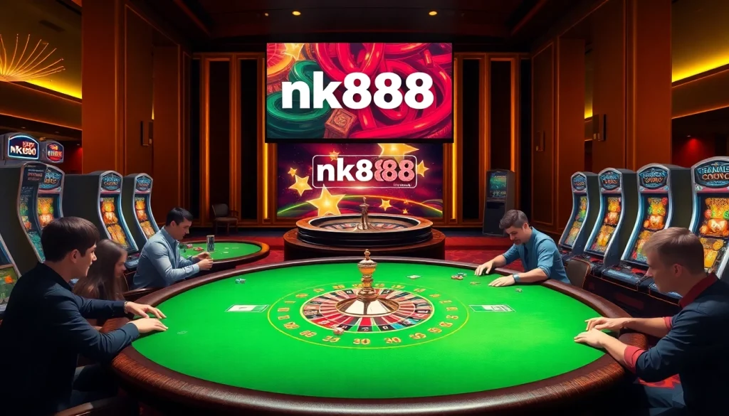 Experience the thrill of gambling at https://nk888.it.com/ with luxurious tables and excited players.