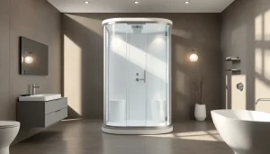 Besondere sonni Duschkabine 80x80 in modernem Badezimmer-Design präsentieren.